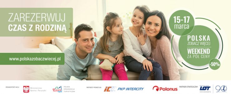 Weekend za pół ceny 15-17.03.2019