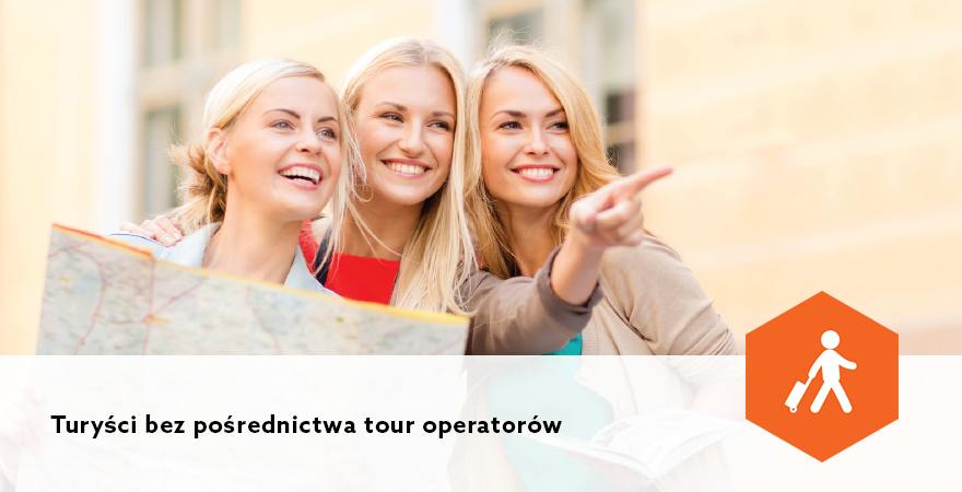 Turyści bez pośrednictwa tour operatorów