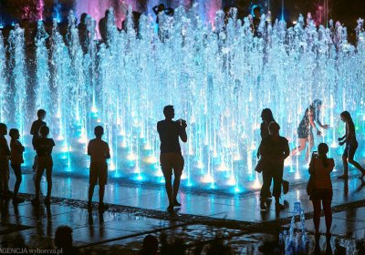Multimedia fountain - Rzeszów 