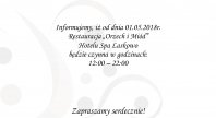 2018-04-30 - Nowe godziny otwarcia restauracji