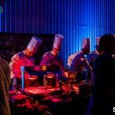 SBE Elves gala with Mazurkas Catering 360⁰