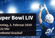 Super Bowl LIV in der Waldarbeiterbar