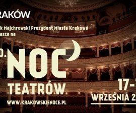 Noc teatrów w Krakowie