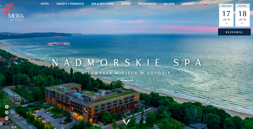 Nadmorska realizacja dla Mera SPA Sopot