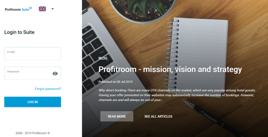 The new Profitroom Suite look