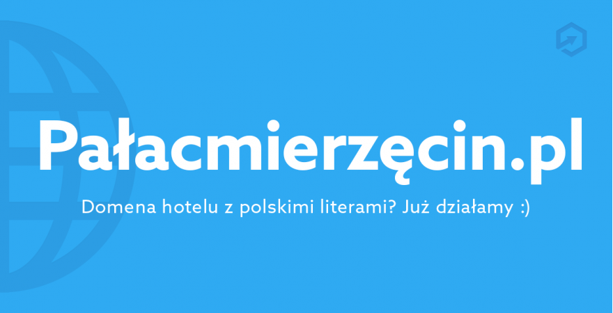Domeny hoteli z polskimi literami