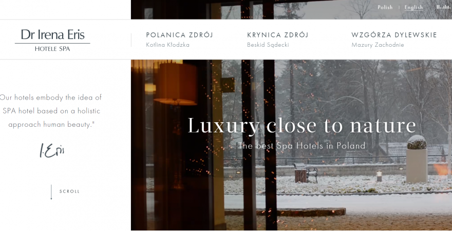 The story of how we developed a hotel website to sell the dream of a relaxing luxury experience
