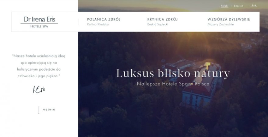 Historia o tym, jak zbudowaliśmy stronę hotelu sprzedającą marzenie o prestiżowym relaksie
