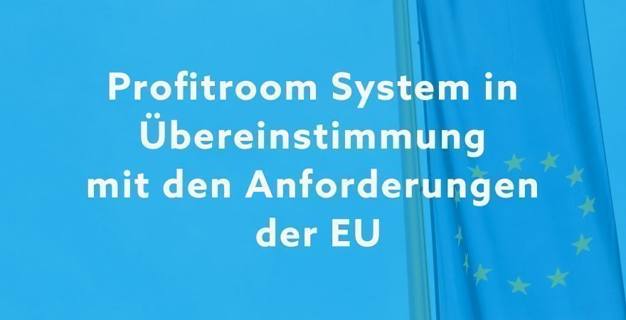 DSGVO: Profitroom system in übereinstimmung mit den anforderungen der eu