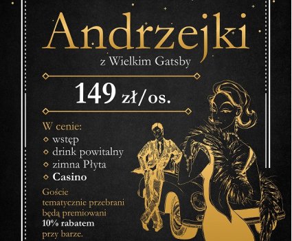 Andrzejki z Wielkim Gatsby 
