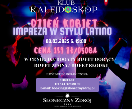 08.03.2025 Dzień Kobiet w Hotelu Słoneczny Zdrój