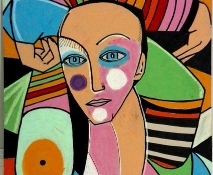 TWARZE W KOLORACH. MALARSTWO I RYSUNEK EWELINA LOCHMAN 