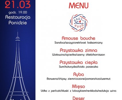 Goût de/Good France 2019 Kolacja Francuska 