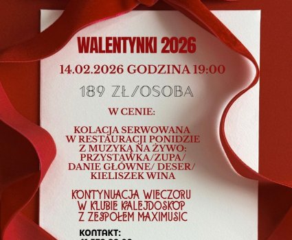 Kolacja walentynkowa 2026 