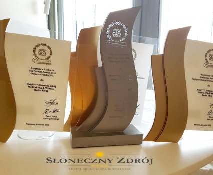 Hotel**** Słoneczny Zdrój Medical SPA&Wellness laureatem konkursu Prestige SPA Awards 2016! 