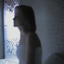 Erfrischendes Dampfbad 45°C