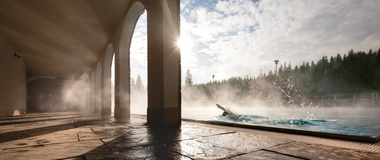 Głębokość basenów termalnych w Termach BUKOVINA