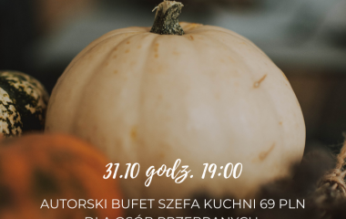 Halloweenowa kolacja z muzyką na żywo w Starym Kinie