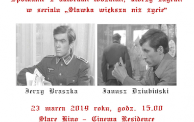 Spotkanie z łódzkimi aktorami serialu "Stawka większa niż życie" 