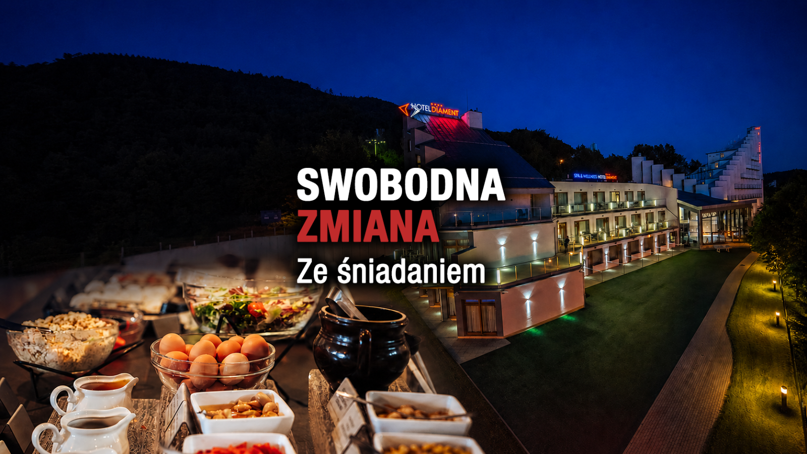 Swobodna zmiana plan&oacute;w - ze śniadaniem