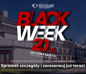 Black Week in Hotel Diament Ustroń - Your Dream Holiday in Beskidy Mountains