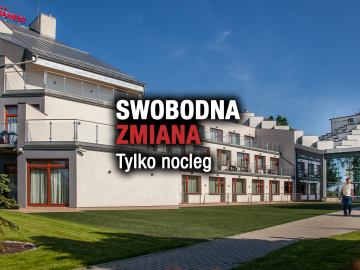 Swobodna zmiana plan&oacute;w - tylko nocleg
