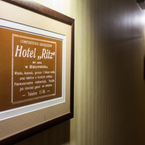 Reklama dawnego Hotelu Ritz