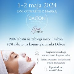 Dni otwarte z marką Dalton Marine Cosmetics – 1 i 2 maja