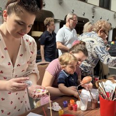 Warsztaty malowania pisanek w Królu Kazimierzu