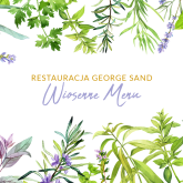 Wiosna rozkwita na talerzu w Restauracji George Sand