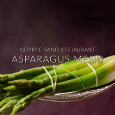 Asparagus in the George Sand Restaurant