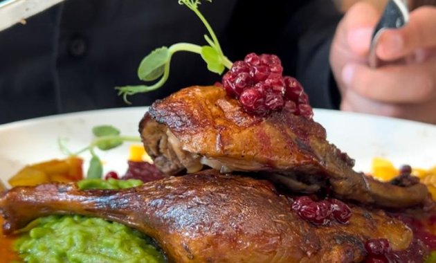 Excellent duck