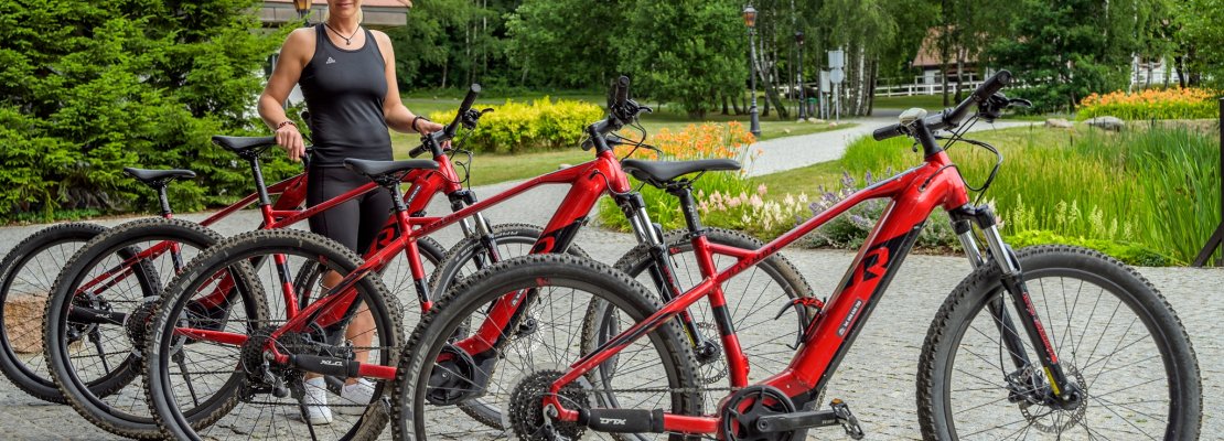 Zwiedzanie Wzgórz Dylewskich na rowerze