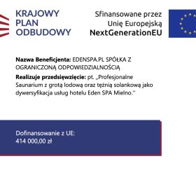 Dofinansowanie z programu KPO EU dla EdenSPA
