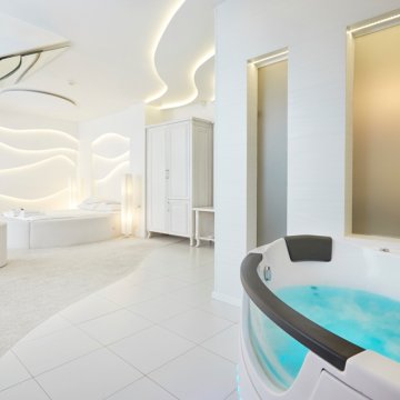 How about ... a room with a bathtub?