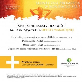 Letnia promocja w Bonifacio SPA
