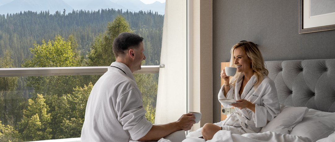 Wakacje bez dziecka? Spędź je w HARNASIU z widokiem na góry prosto z pokoju