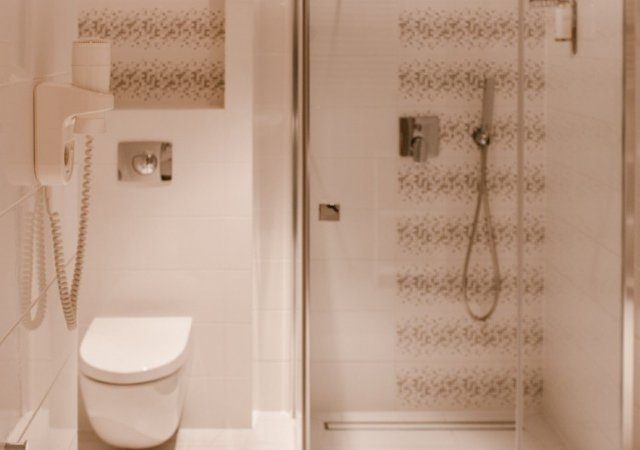 Łazienka w Hotelu Santin