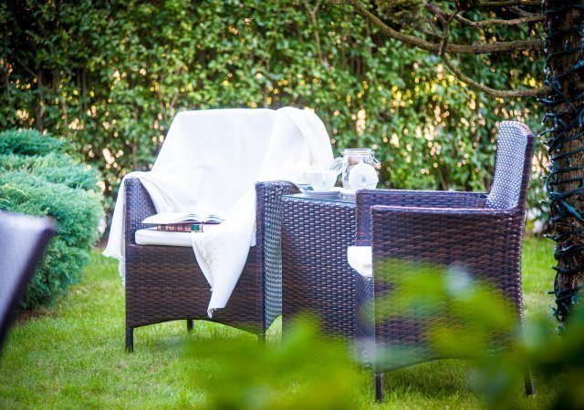 Miejsce do wypoczynku w ogrodzie