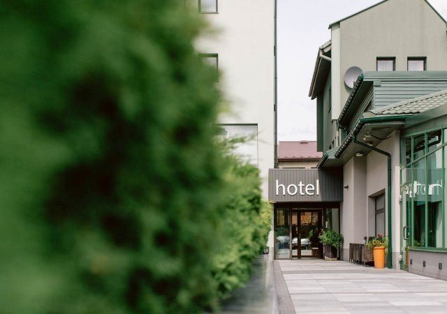 Wejście do Hotelu Santin