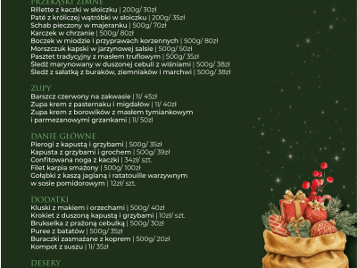 CATERING ŚWIĄTECZNY z Hotelu Wieniawski - zamów na Boże Narodzenie! 