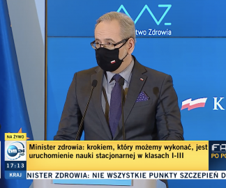 Obostrzenia pozostają utrzymane do 31 stycznia 2021 roku