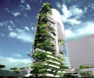 Ekologiczny wieżowiec - hotel w tropikach