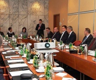 Minister Sportu i Turystyki J. Mucha na spotkaniu z Radą IGHP