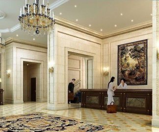 Luksusowy hotel w zabytkowej części Kijowa