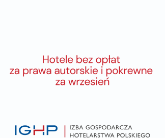 IGHP: hotele poszkodowane w powodzi bez opłat dla prawa autorskie i pokrewne