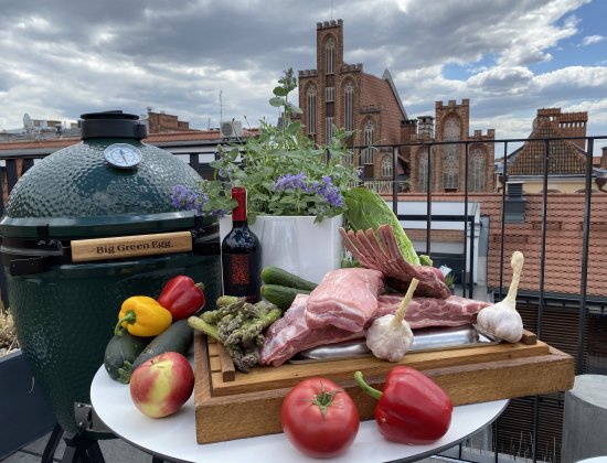 Grillowanie wśród dachów Torunia