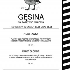 Gęsina na świętego Marcina