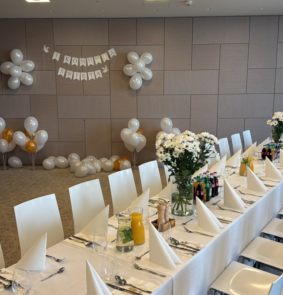 Chrzciny, komunia, wydarzenia okolicznościowe w Sound Garden Hotel!