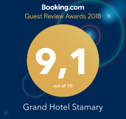 Grand Hotel****Stamary bardzo wysoko w rankingu na booking.com!